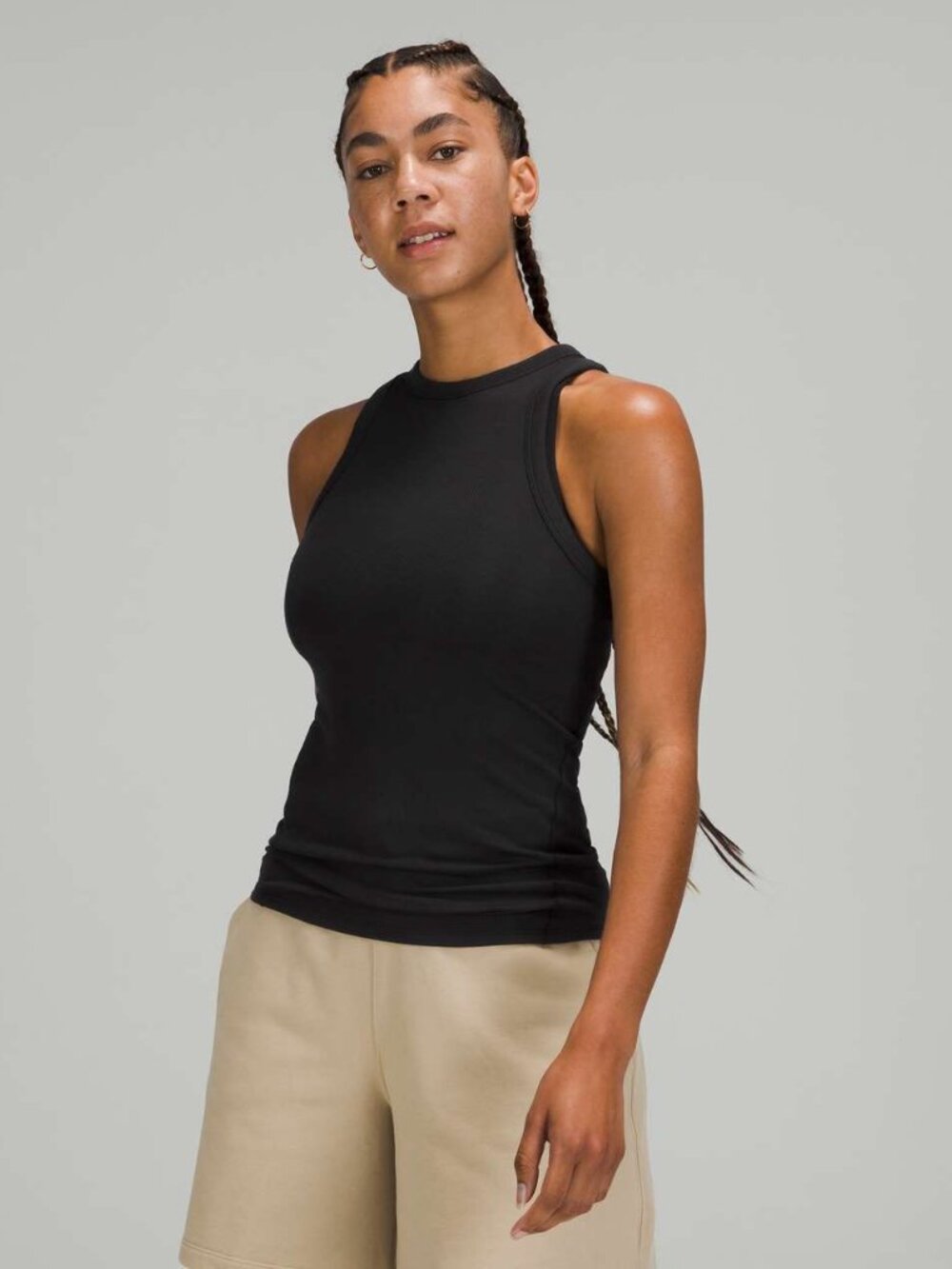 Lululemon Hold Tight Crewneck Tank Top - Black - Size M/L